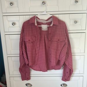 American Eagle Pink Flannel